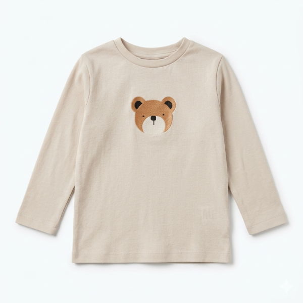 Set 3 tričiek NEXT dlhý rukáv s motívom medvedíka Unisex 2-3 roky