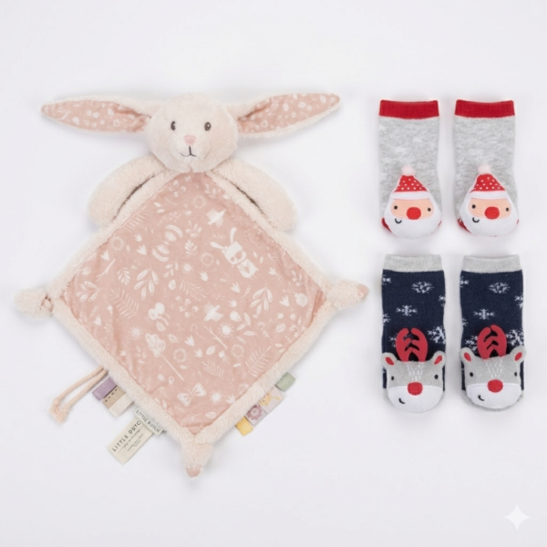 Little Dutch Zajačik Mojkáčik a ponožky set Unisex 0-1 rok