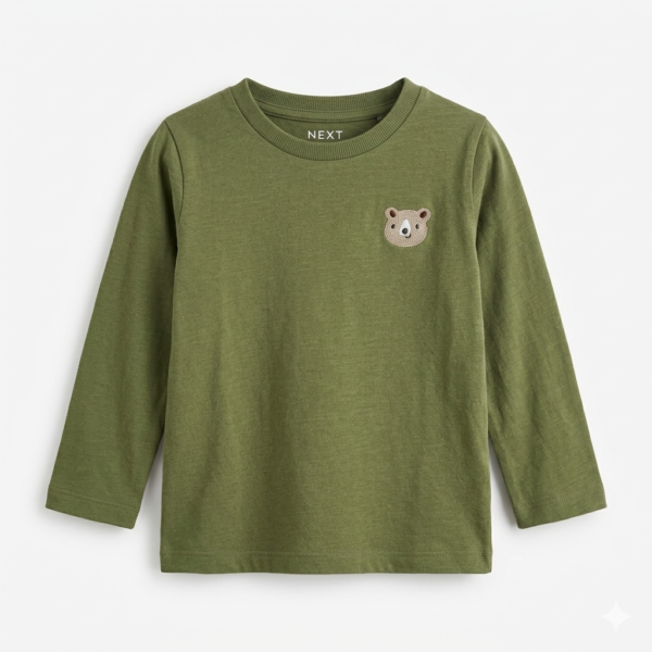 NEXT Set 3x Tričko s dlhým rukávom Unisex (2-3 roky)