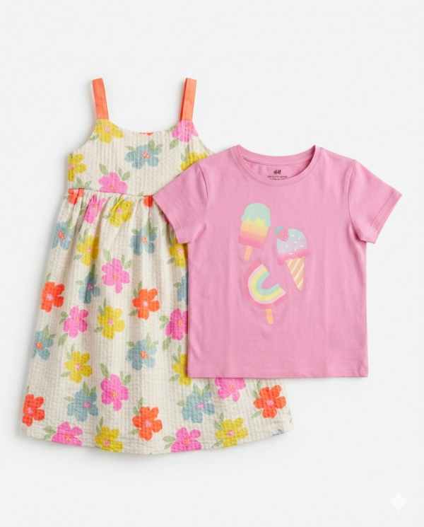 H&M & ZARA Dievčenský Letný Set (4-6 rokov)
